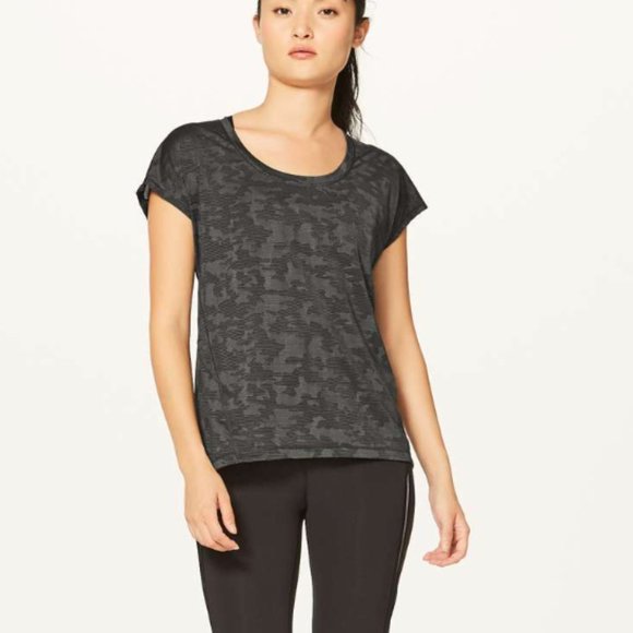 Lululemon Miles Ahead Short Sleeve (Camo) - Picture 1 of 8